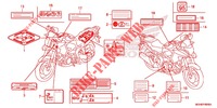 WARNETIKETT  für Honda CROSSTOURER 1200 S 2014