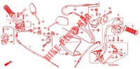 SCHALTER/KABEL/SPIEGEL (2) für Honda XRM 125 SPOKED WHEELS, REAR BRAKE DRUM 2010
