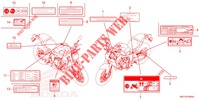 WARNETIKETT  (CB650RA) für Honda CB 650 R 35KW -3ED- 2021