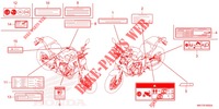 WARNETIKETT  (CB650RA) für Honda CB 650 R -5ED- 2021
