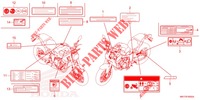 WARNETIKETT  (CB650RA) für Honda CB 650 R 35KW -7ED- 2021