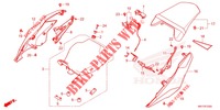 SITZ/WINDLAUF, HINTEN  für Honda CB 650 R 2021
