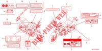 WARNETIKETT  (CB650RA) für Honda CB 650 R 2021