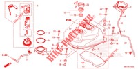 KRAFTSTOFFTANK/KRAFTSTOFFPUMPE  für Honda X ADV 750 LOWER 2021