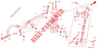 BREMSPUMPE HINTEN für Honda CT 125 TRAIL 2020