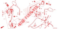     COMMUTATEUR/CABLE/POIGNEE/MIROIR (NC750XA) für Honda NC 750 X ABS 2021