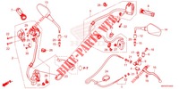     COMMUTATEUR/CABLE/POIGNEE/MIROIR (NC750XA) für Honda NC 750 X 2021