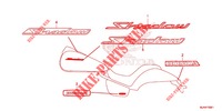 EMBLEM (VT750C2/C2B/C2F/C2S) für Honda SHADOW VT 750 SPIRIT 2013