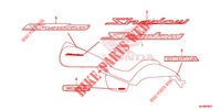 EMBLEM (VT750C2/C2F/C2S/C2B) für Honda SHADOW VT 750 SPIRIT 2014