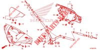ROHRGRIFF/GRIFFABDECKUNG (AFS125MCSK/MCRK/MCRM) für Honda WAVE 125, Front disk, Rear brake disk 2021