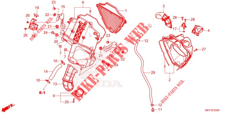 LUFTFILTER für Honda X ADV 750 -3ED- 2022