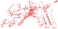 BREMSPUMPE HINTEN für Honda NC 700 X ABS DCT 2012