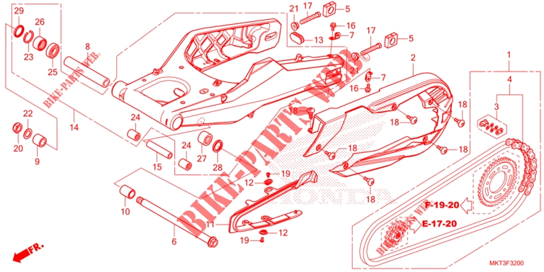 SCHWINGE  für Honda X ADV 750 LOWER 2022