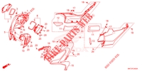 V. VERKLEIDUNG/SEITENVERKLEIDUNG/WINDSCHUTZSCHEIBE für Honda X ADV 750 LOWER 2023