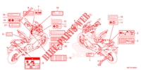 WARNETIKETT für Honda X ADV 750 LOWER 2023
