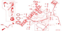 KRAFTSTOFFTANK/KRAFTSTOFFPUMPE für Honda X ADV 750 LOWER 2023