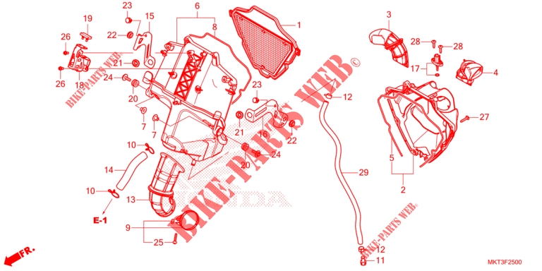 LUFTFILTER(2) für Honda X ADV 750 2023