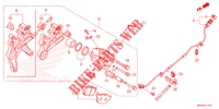 HINTERRAD BREMSSATTEL für Honda NC 750 X DCT 35KW 2024