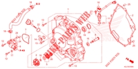 KURBELGEHAEUSEABDECKUNG/WASSERPUMPE für Honda ADV 350 WITHOUT TOP CASE 2023