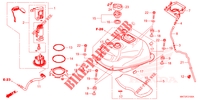 KRAFTSTOFFTANK/KRAFTSTOFFPUMPE für Honda X ADV 750 -2ED- 2023