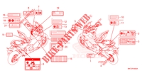 WARNETIKETT für Honda X ADV 750 -3ED- 2023