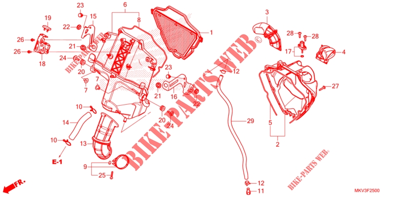 LUFTFILTER(2) für Honda FORZA 750 2023