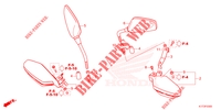 SPIEGEL   HANDSCHUTZ für Honda CRF 250 RALLY 2021