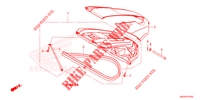 GEPAECKRAUM, ABDECKUNG für Honda NC 750 X ABS 2023
