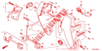 FRONTVERKLEIDUNG / BEINBVERKLEIDUNG für Honda SUPER CUB 110 DREAM PGMFI, Electric start 2012
