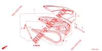 GEPAECKRAUM, ABDECKUNG für Honda NC 750 X ABS DCT 2021