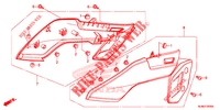 SEITENABDECKUNG für Honda VFR 800 F 2014