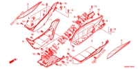 SEITENSCHIENE/BODENBLECH für Honda PCX 125 2013