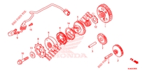 ANLASSERKUPPLUNG für Honda VFR 800 F 2016