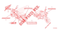 EMBLEM/STREIFEN für Honda NAVI 110 2021