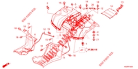 KOTFLÜGEL HINTEN für Honda TRX 250 FOURTRAX RECON MANUAL 2024