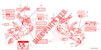     ETIQUETTE DE PRECAUTIONS für Honda X ADV 750 -ED- 2022