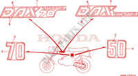 MARKE für Honda DAX 70 1992