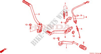 PEDAL/KICKSTARTER ARM für Honda NSR 75 REPSOL 2000