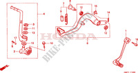 PEDAL/KICKSTARTER ARM für Honda CR 80 R BIG WHEEL 2001