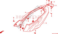 SEITENABDECKUNG für Honda NSR 50 2000
