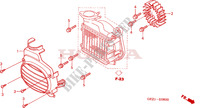 KUEHLGEBLAESE/GEBLAESEABDECKUNG für Honda ZOOMER 50 2012