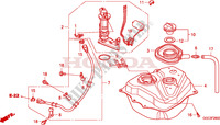 KRAFTSTOFFTANK für Honda SCR 110 2010