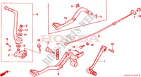 PEDAL/KICKSTARTER ARM für Honda CR 80 R 1991