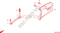 PEDAL/KICKSTARTER ARM für Honda WALLAROO 50 MOPED self starter 2001