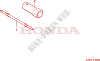 WERKZEUGE für Honda WALLAROO 50 MOPED self starter 2001