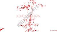 LENKWELLE für Honda FOURTRAX 400 FOREMAN 4X4 1999