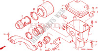 LUFTFILTER für Honda TRX 250 FOURTRAX RECON Standard 2005