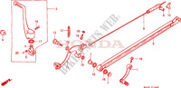 SCHALTPEDAL/BREMSPEDAL/KICKSTARTER ARM(1) für Honda CR 125 R 1984