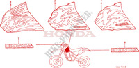 MARKE(XR250RT/V/W) für Honda XR 250 R 1996