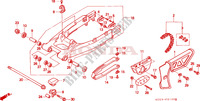 SCHWINGE/KETTENGEHAEUSE für Honda XR 250 R 2000